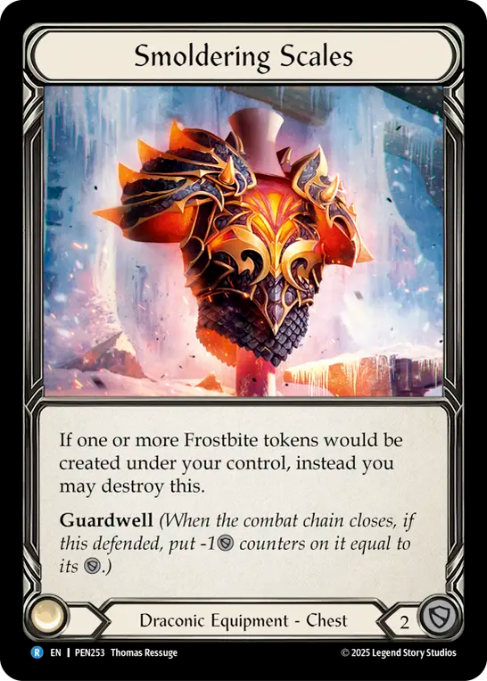 Smoldering Scales — Compendium Of Rathe (PEN-253) Flesh and Blood card Image principale du produit