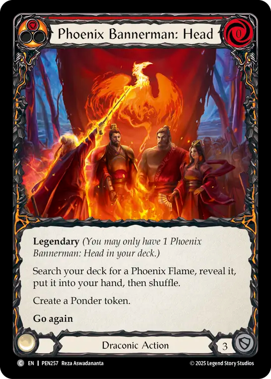 Phoenix Bannerman: Head — Compendium Of Rathe (PEN-257) Flesh and Blood card Image principale du produit
