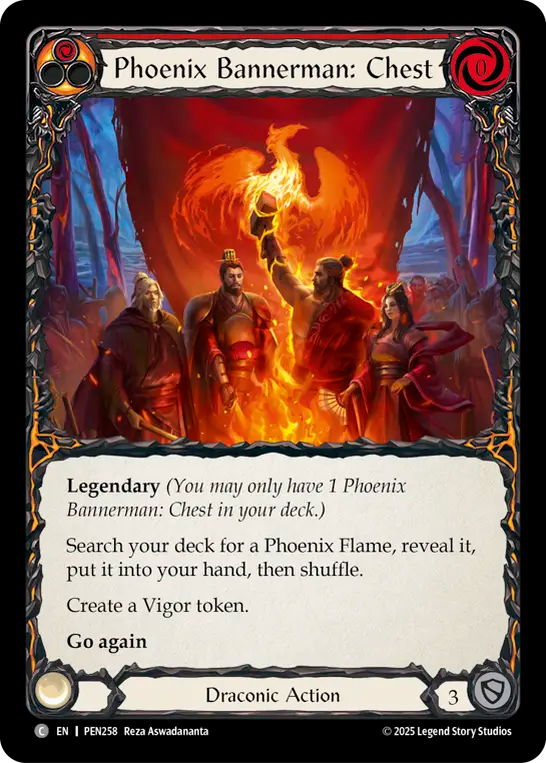 Phoenix Bannerman: Chest — Compendium Of Rathe (PEN-258) Flesh and Blood card Image principale du produit