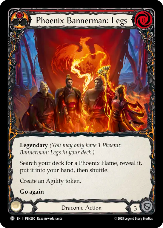 Phoenix Bannerman: Legs — Compendium Of Rathe (PEN-260) Flesh and Blood card Image principale du produit