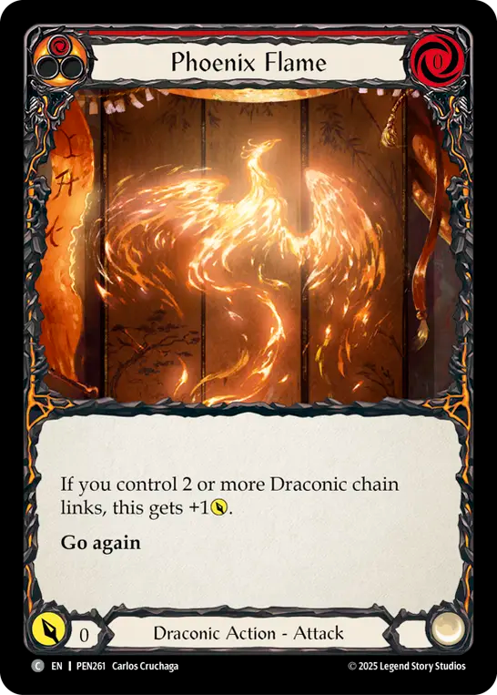 Phoenix Flame (Regular) - Compendium Of Rathe (Token) [PEN-261] Main image