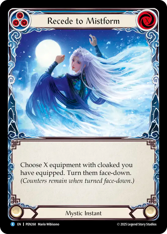 Recede to Mistform — Compendium Of Rathe (PEN-268) Flesh and Blood card Image principale du produit
