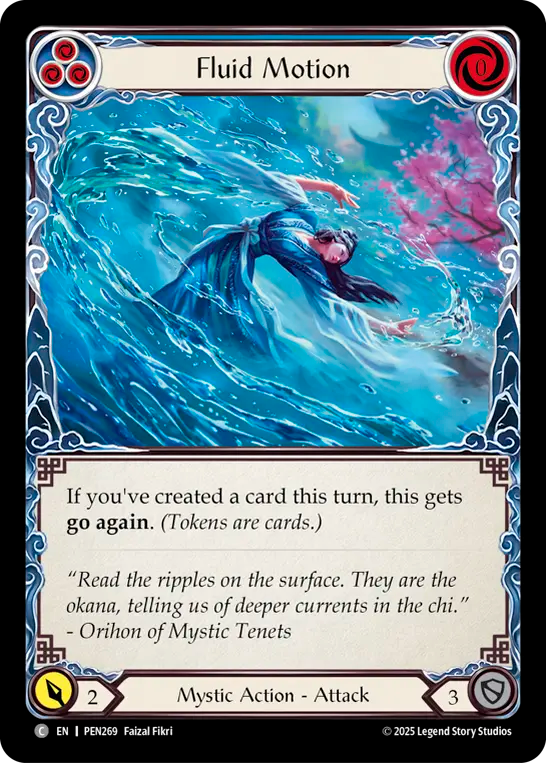 Fluid Motion — Compendium Of Rathe (PEN-269) Flesh and Blood card