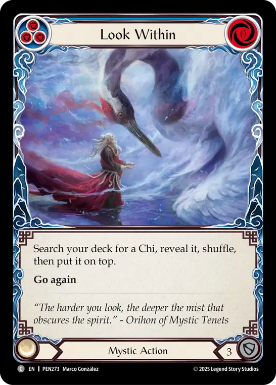 Look Within — Compendium Of Rathe (PEN-273) Flesh and Blood card Image principale du produit