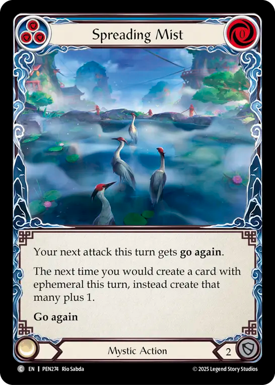 Spreading Mist — Compendium Of Rathe (PEN-274) Flesh and Blood card Image principale du produit
