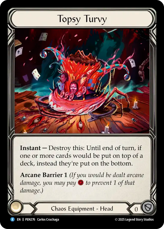 Topsy Turvy — Compendium Of Rathe (PEN-276) Flesh and Blood card Image principale du produit