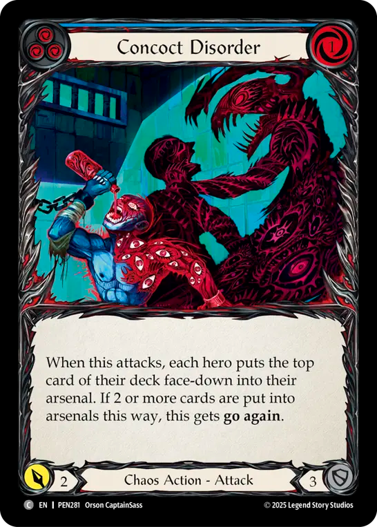 Concoct Disorder (Blue) — Compendium Of Rathe (PEN-281) Flesh and Blood card Image principale du produit
