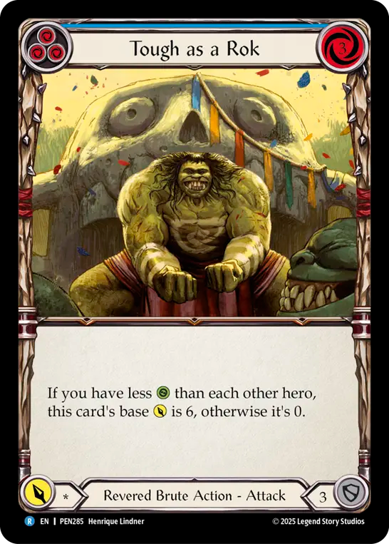 Tough as a Rok — Compendium Of Rathe (PEN-285) Flesh and Blood card Image principale du produit