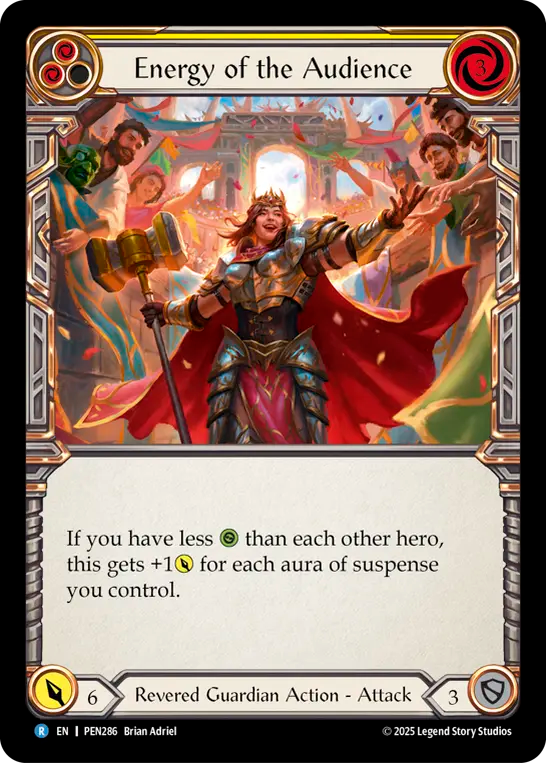 Energy of the Audience — Compendium Of Rathe (PEN-286) Flesh and Blood card