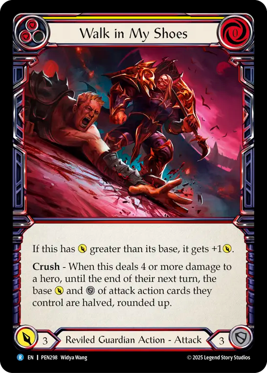 Walk in My Shoes — Compendium Of Rathe (PEN-298) Flesh and Blood card Image principale du produit