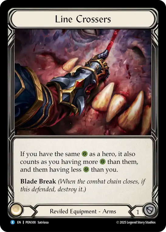 Line Crossers — Compendium Of Rathe (PEN-300) Flesh and Blood card Image principale du produit