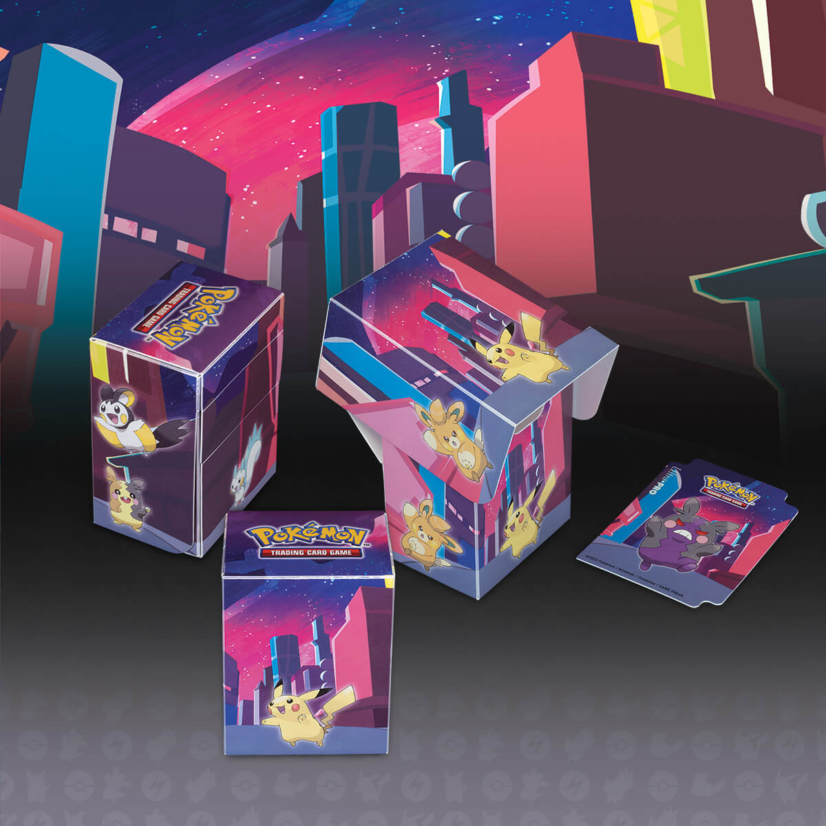 De Shimmering Skyline deckbox met het tussenschot ernaast