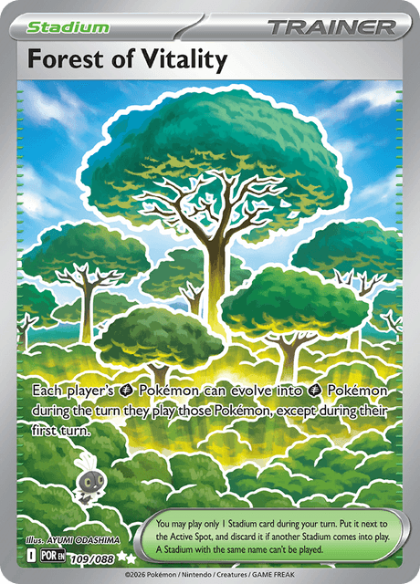 Pokémon-kaart Forest of Vitality 109/88 Ultra Rare uit de set Perfect Order Hauptbild