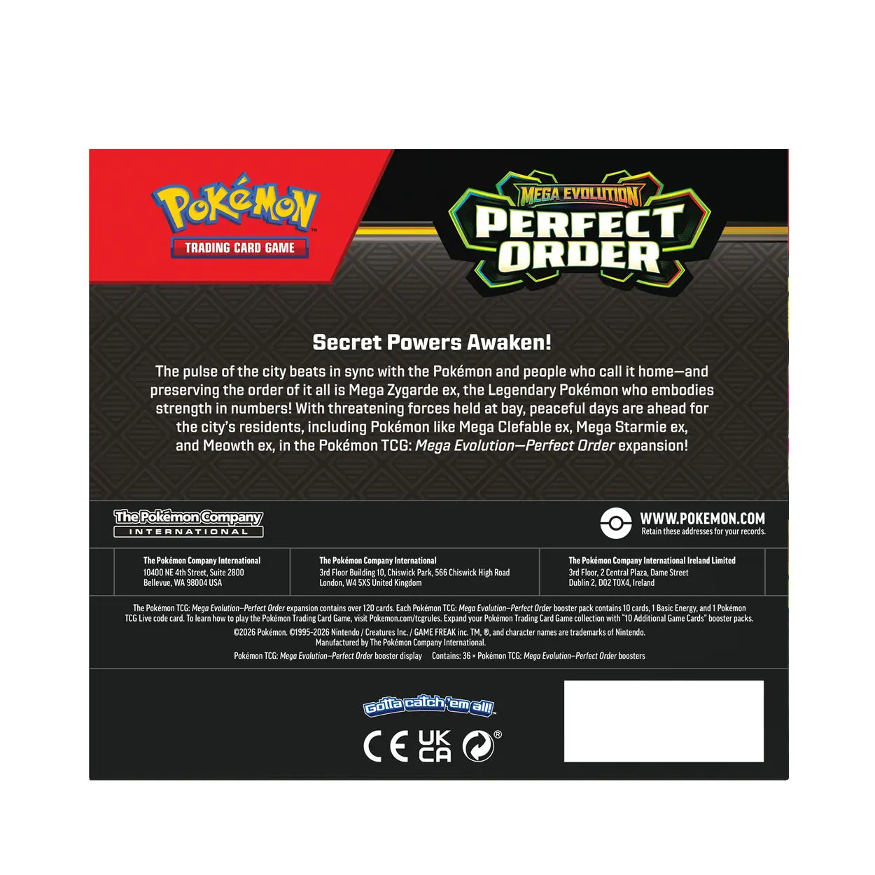 Pokemon Perfect Order Booster Box