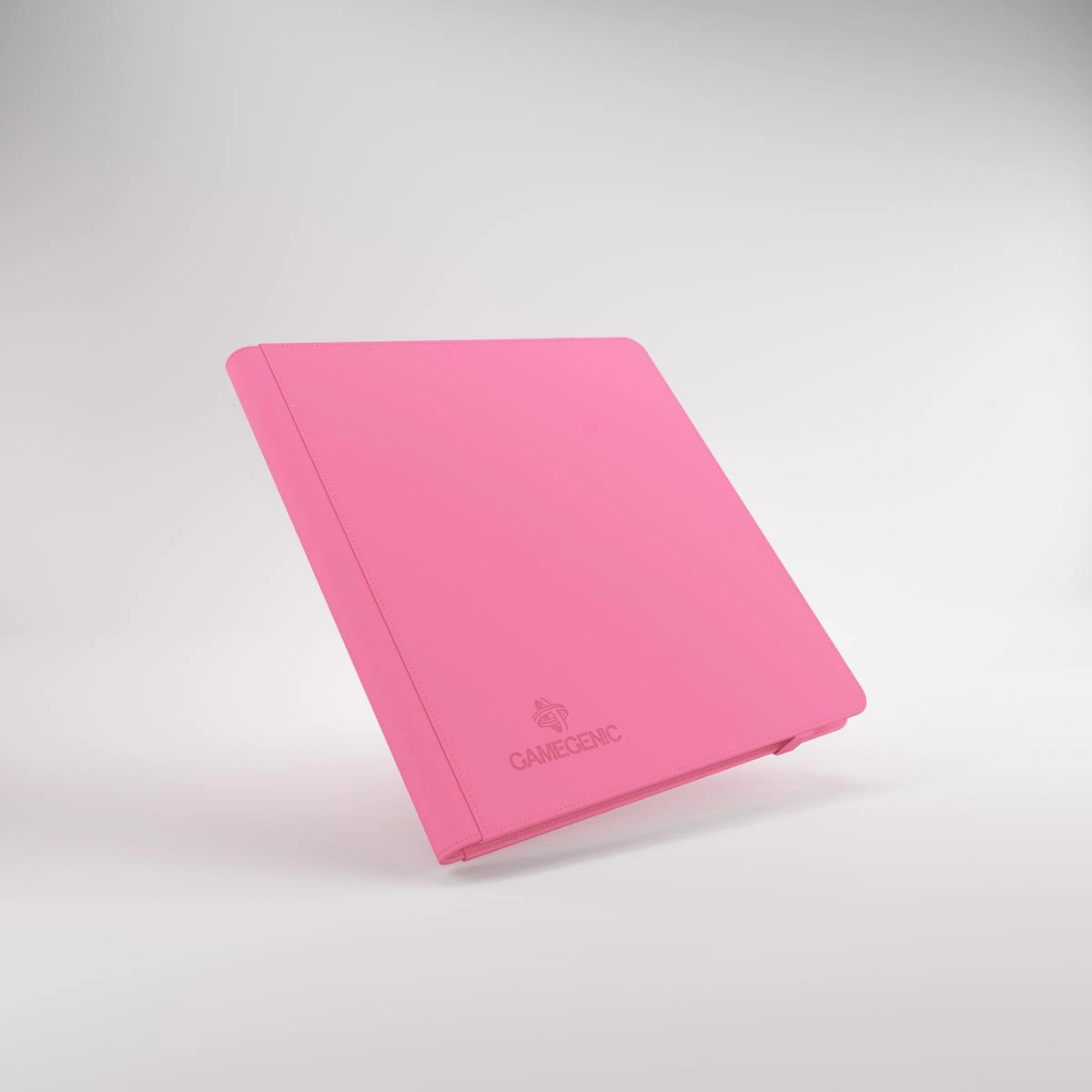 Gamegenic Prime Album 24-Pocket in roze, gesloten met elastieksluiting