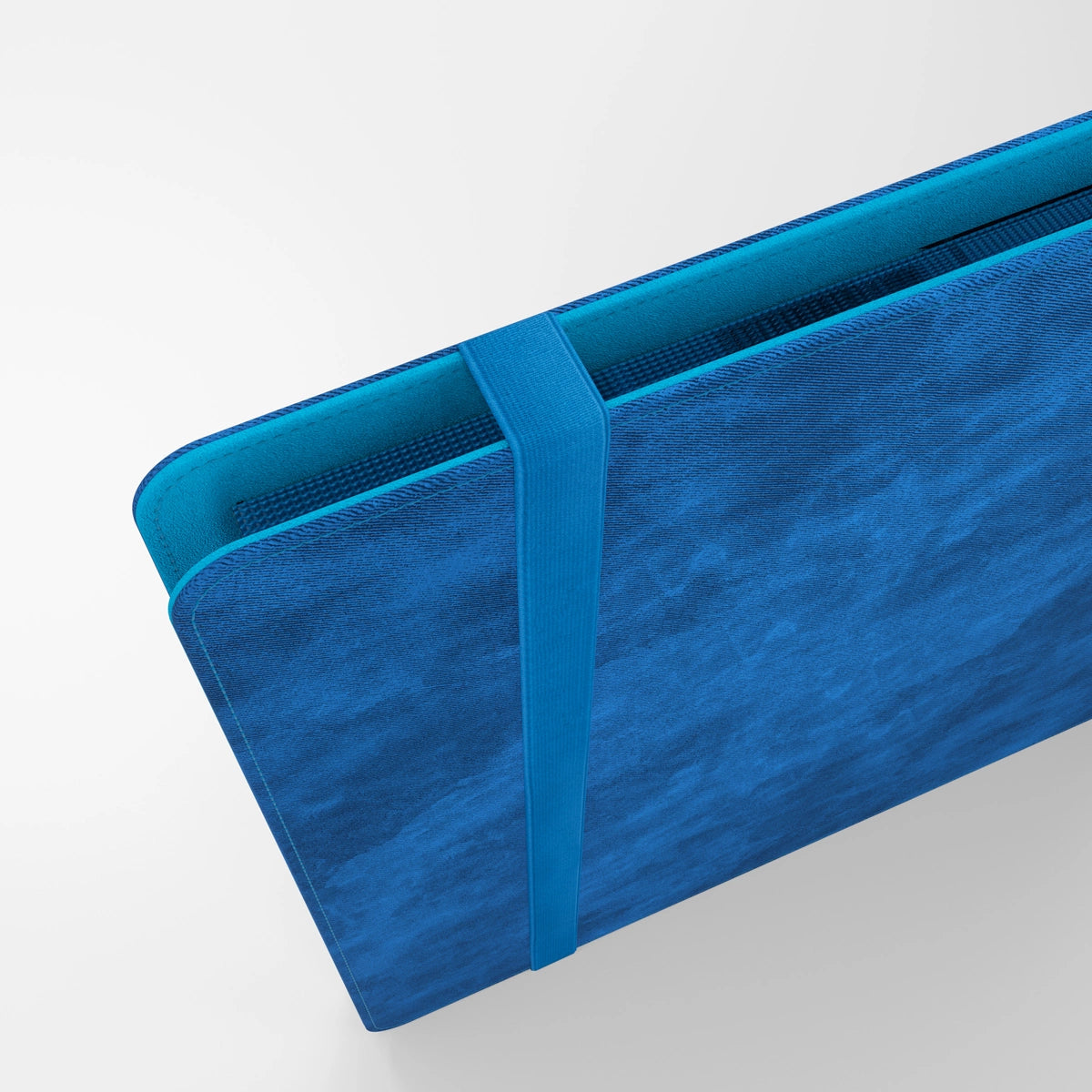 Gamegenic Prime Album 24-Pocket bleu – détail de la fermeture élastique