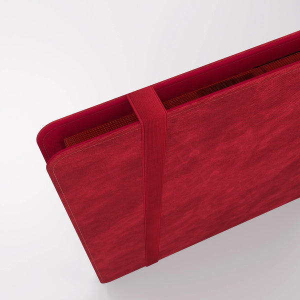 Gamegenic Prime Album 24-Pocket Rot – Detail des elastischen Verschlusses