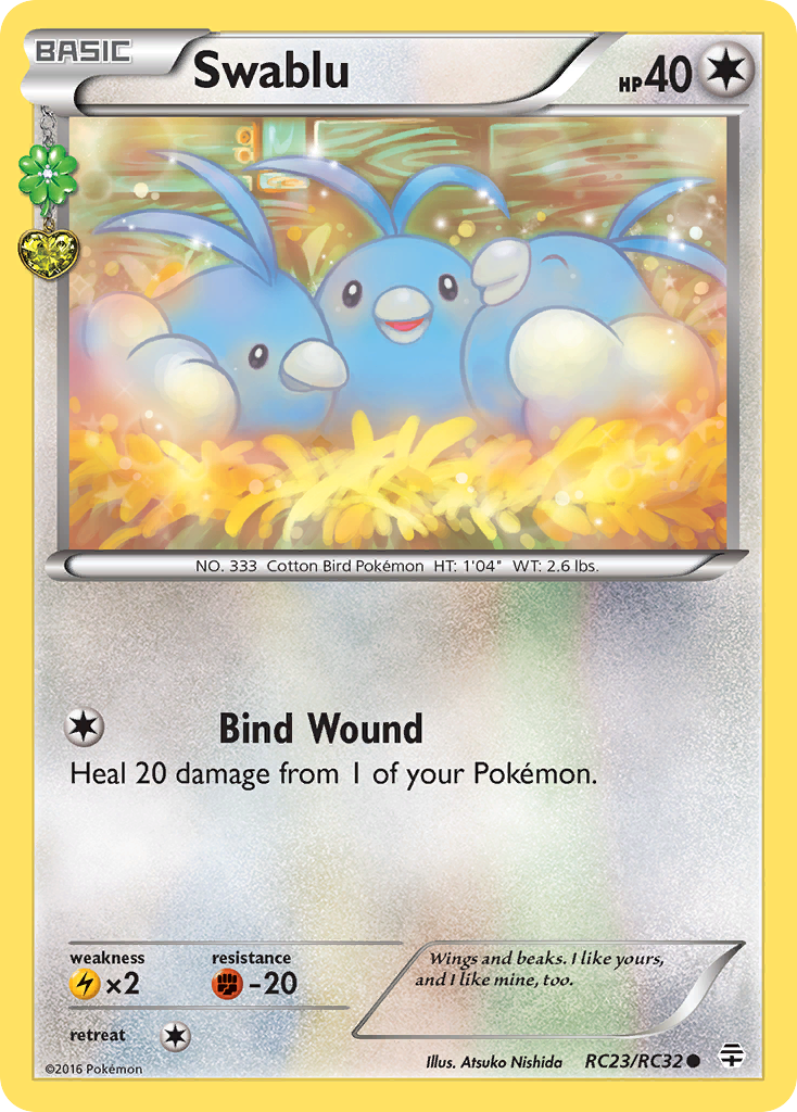 Swablu – Generations RC23 – Pokémon TCG single card Image principale du produit