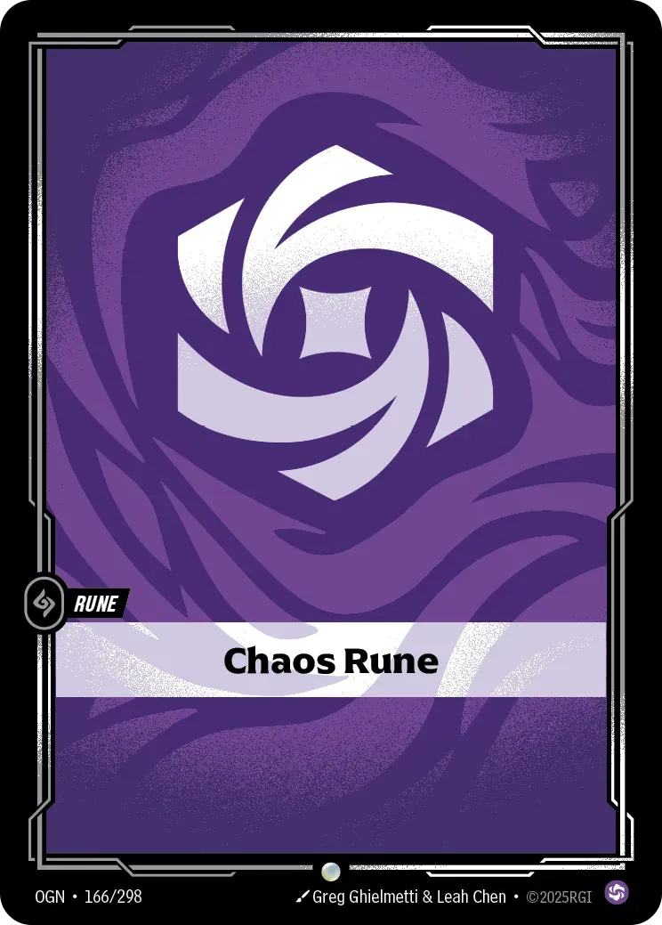 Chaos Rune (V.1 - Common) - Spiritforged (Common) [SFD-R05] Main image