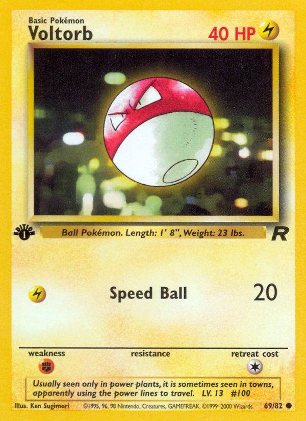 Voltorb - Team Rocket (Common) [TR-69] Immagine principale del prodotto