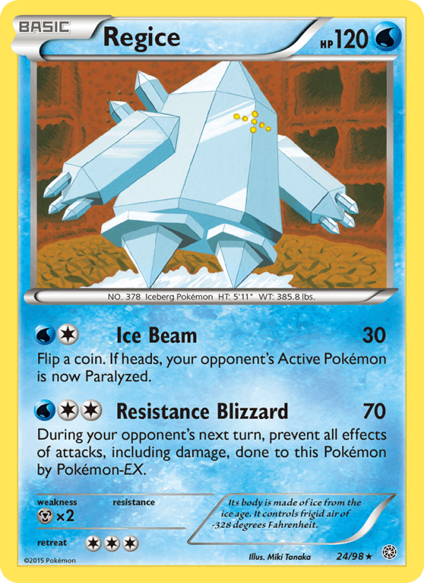 Regice - Bandit Ring (Uncommon) [XY7-024]