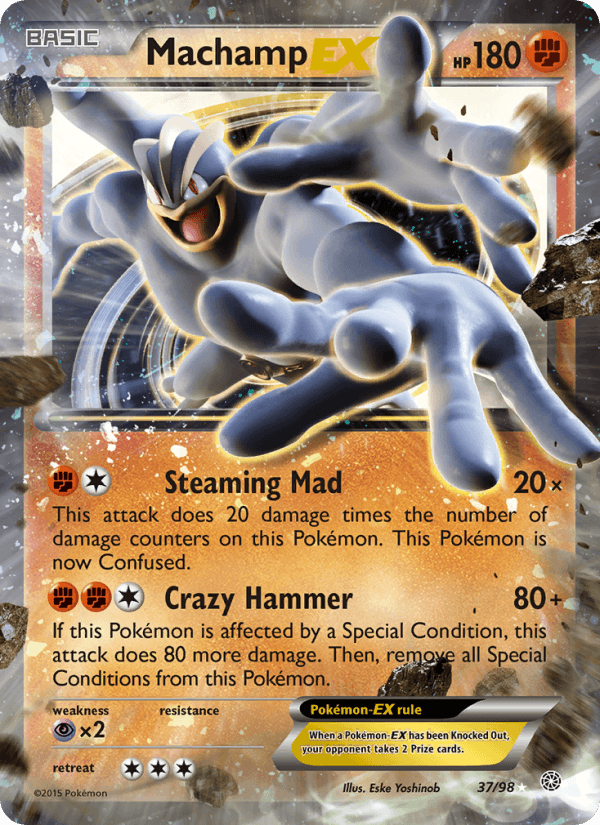 Machamp EX - Bandit Ring (Double Rare) [XY7-037]