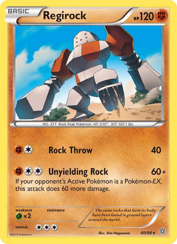 Regirock - Bandit Ring (Uncommon) [XY7-040]