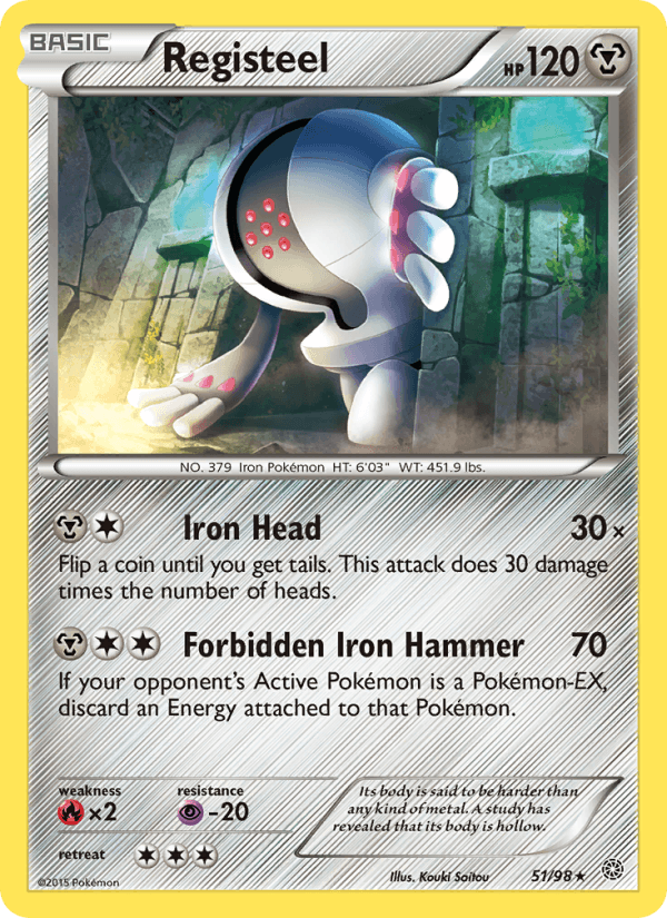 Registeel - Bandit Ring (Uncommon) [XY7-051] Hoofdafbeelding