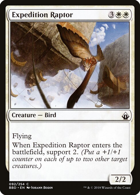 Expedition Raptor – Battlebond (BBD-92) Magic: The Gathering card