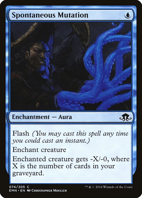 Spontaneous Mutation – Eldritch Moon (EMN-74) Magic: The Gathering card