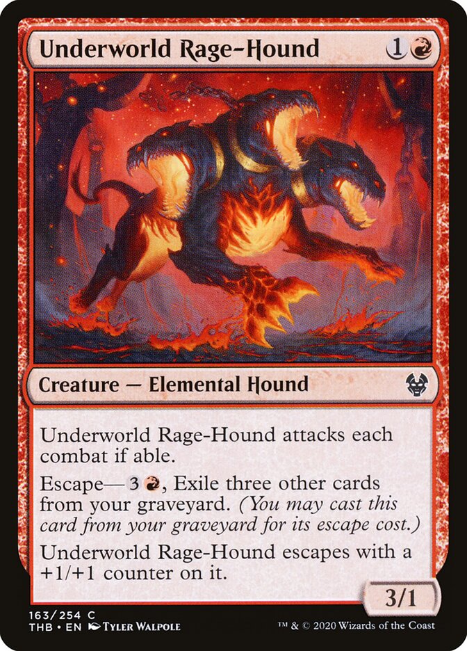Underworld Rage-Hound - Theros Beyond Death (Common) [THB-163]