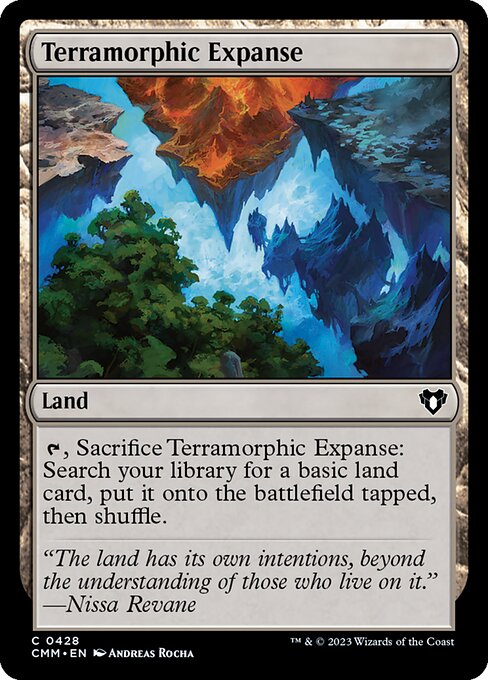 Terramorphic Expanse – Commander Masters (CMM-428) Magic: The Gathering card Immagine principale del prodotto