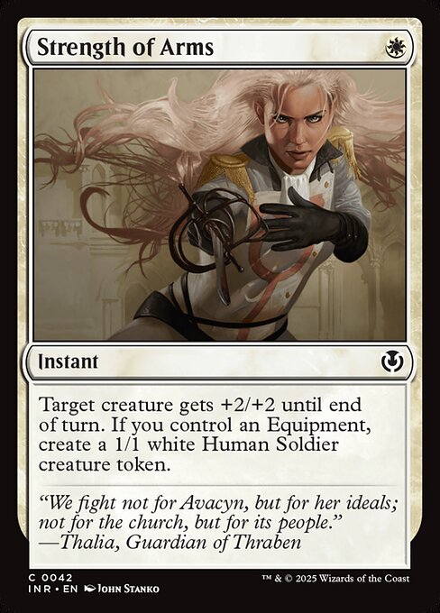 Strength of Arms – Innistrad Remastered (INR-42) Magic: The Gathering card
