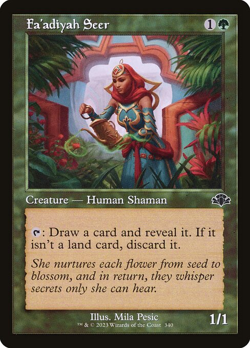 Fa'adiyah Seer – Dominaria Remastered (DMR-340) Magic: The Gathering card | LC-REM-20260804-15151173697868-a095eda4-7a9c-4161-a775-4dbfac32dbab