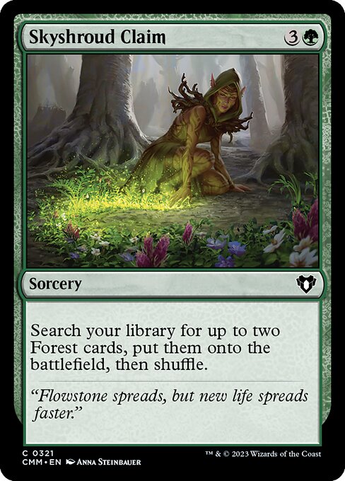 Skyshroud Claim – Commander Masters (CMM-321) Magic: The Gathering card Imagen principal del producto