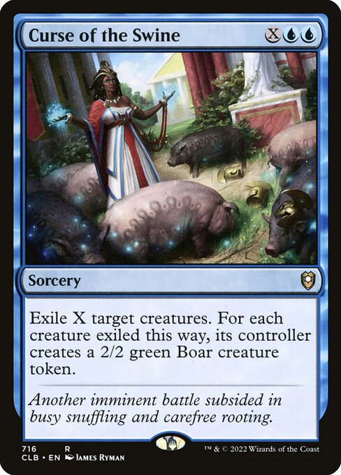 Curse of the Swine – Commander Legends: Battle for Baldur's Gate (CLB-716) Magic: The Gathering card | LC-REM-20260804-15151861072204-a0ef264e-f987-422e-aac1-ae4963c797f5 Image principale du produit