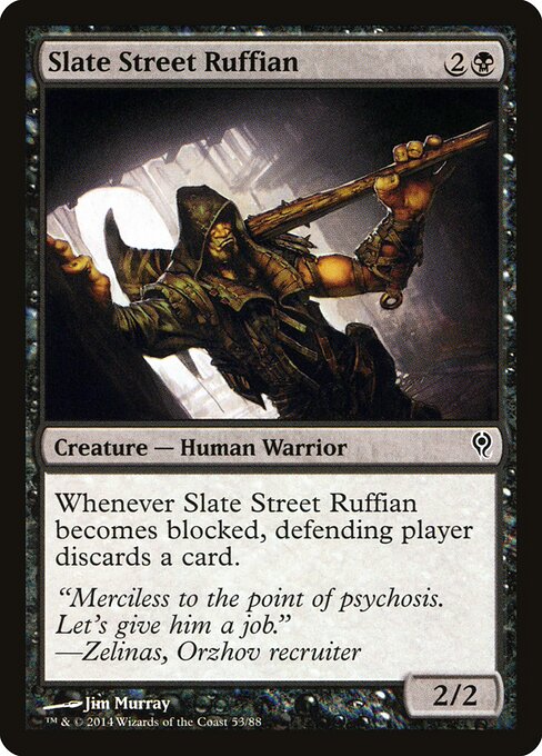 Slate Street Ruffian – Duel Decks: Jace vs. Vraska (DDM-53) Magic: The Gathering card