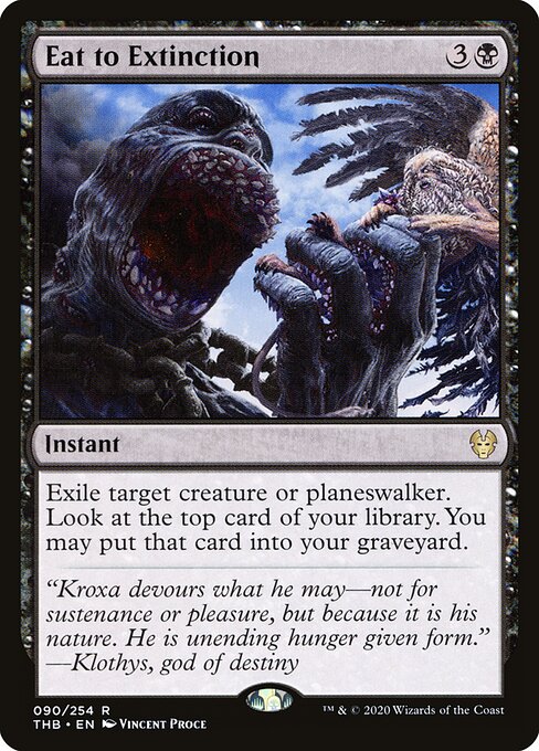 Eat to Extinction – Theros Beyond Death (THB-90) Magic: The Gathering card