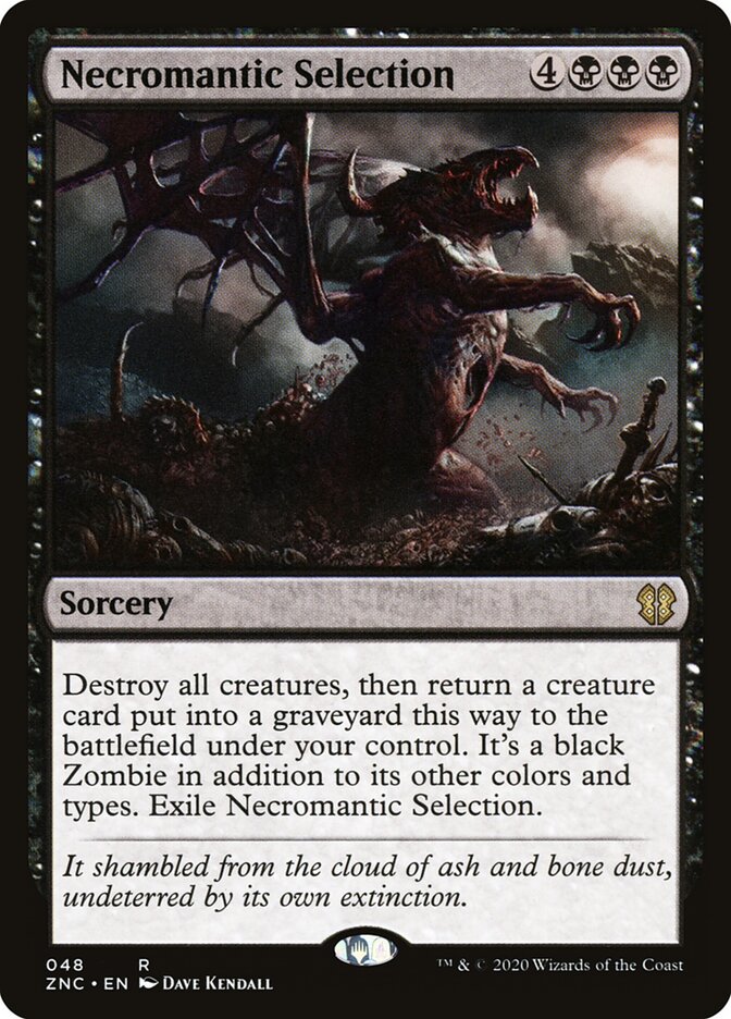 Necromantic Selection - Commander: Zendikar Rising (Rare) [ZNC-48] Main image