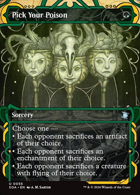 Pick Your Poison – Secrets of Strixhaven: Mystical Archive (SOA-55) Magic: The Gathering card Main image