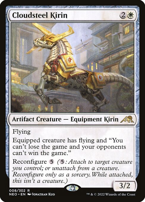 Cloudsteel Kirin – Kamigawa: Neon Dynasty (NEO-8) Magic: The Gathering card | LC-REM-20260804-15339536154956-a13ddda7-da6e-415e-8886-295514f862d4