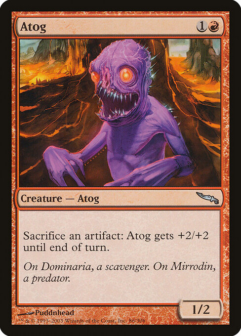 Atog – Mirrodin (MRD-86) Magic: The Gathering card | LC-REM-20260804-15617496023372-a15397bc-c400-4f8d-b206-08a4d65e76ff Main image