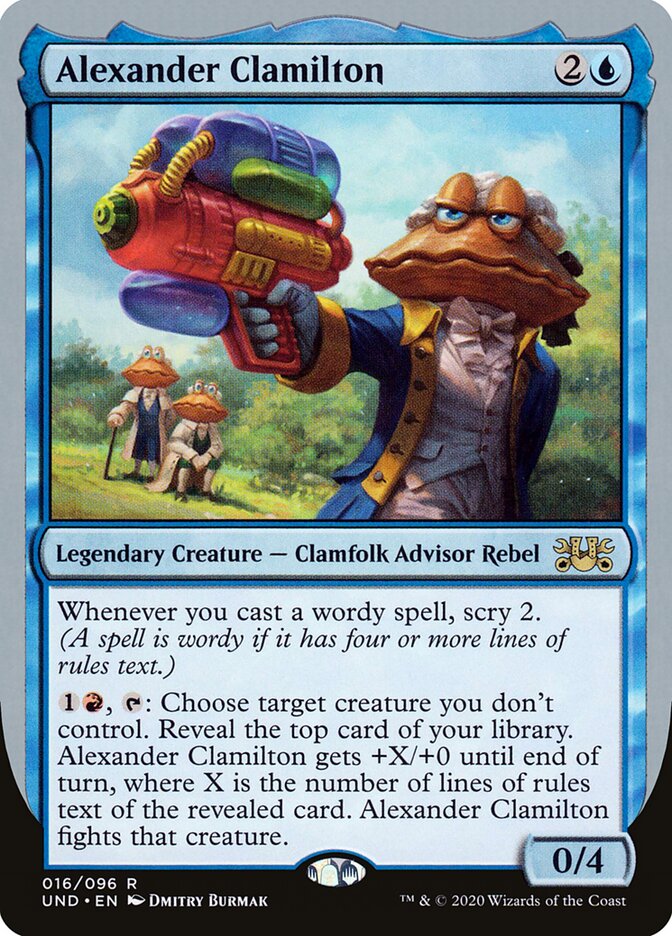 Magic-kaart Alexander Clamilton UND-16 uit Unsanctioned (Rare) Imagen principal del producto