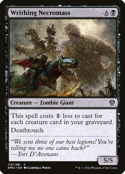 Writhing Necromass – Dominaria United (DMU-115) Magic: The Gathering card | LC-REM-20260804-15150922498380-a166abef-f068-47e9-8a65-43ebf4b015bd