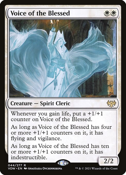 Voice of the Blessed – Innistrad: Crimson Vow (VOW-44) Magic: The Gathering card | LC-REM-20260804-15150816166220-a16c0871-3f40-4d5a-9d21-e7f944b64a65
