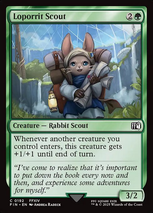Loporrit Scout – Final Fantasy (FIN-192) Magic: The Gathering card | LC-REM-20260804-15340060279116-a182bc66-bfda-4bf5-bd12-3de5dba60945