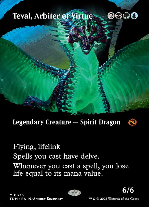 Teval, Arbiter of Virtue – Tarkir: Dragonstorm (TDM-373) Magic: The Gathering card | LC-REM-20260804-15401850765644-a19c38bc-946c-438a-ac8b-f59ff0b4c613