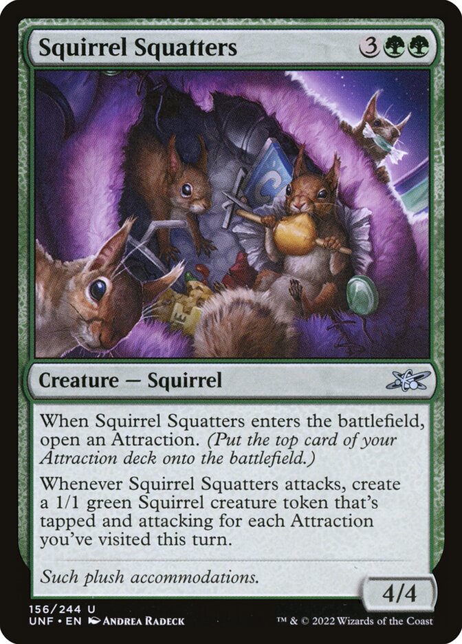 Squirrel Squatters - Unfinity (Uncommon) [UNF-156]