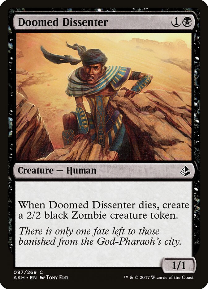 Doomed Dissenter - Amonkhet (Common) [AKH-87]