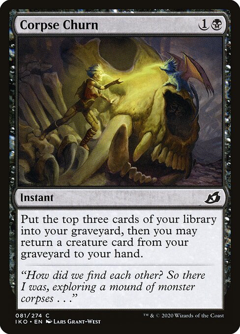 Corpse Churn – Ikoria: Lair of Behemoths (IKO-81) Magic: The Gathering card